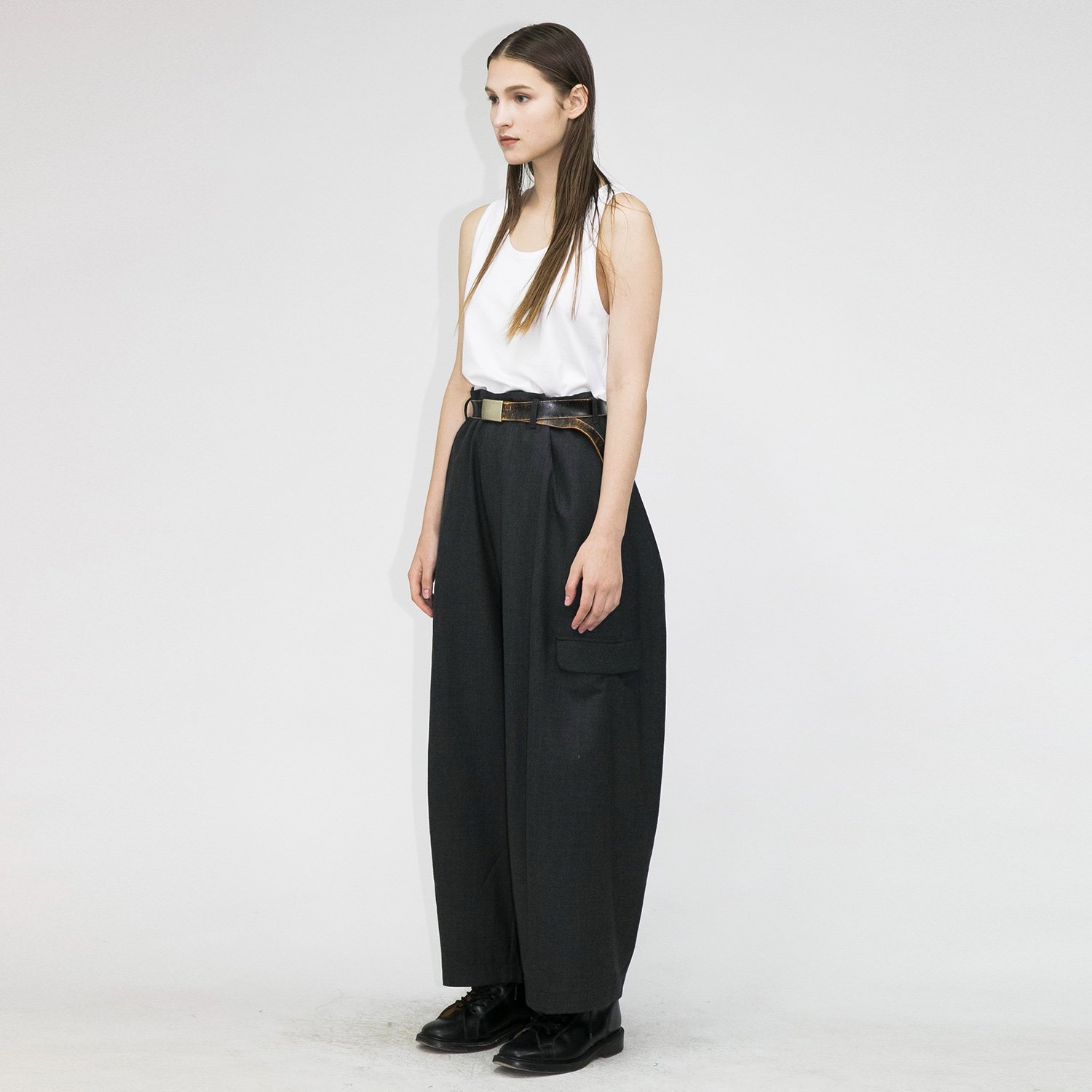 my beautiful landlet】 wool serge wide pants - homabayassembly.go.ke