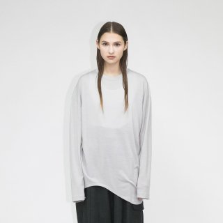 my beautiful landlet<br>SUPER 100's JERSEY ROUND L/S TEE
