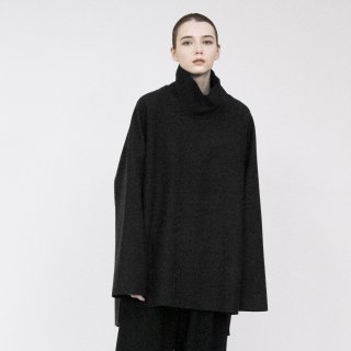 VOAAOV<br>Wool Ring Jersey Hight-neck tops