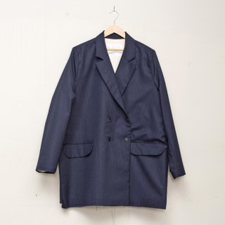 CAMIEL FORTGENS<br>DOUBLE BREASTED SUIT JACKET (NAVY)