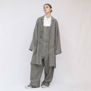 VOAAOV<br>BISHU LINEN X POLYESTER BLENDED PLAIN SPRING COAT<img class='new_mark_img2' src='https://img.shop-pro.jp/img/new/icons2.gif' style='border:none;display:inline;margin:0px;padding:0px;width:auto;' />