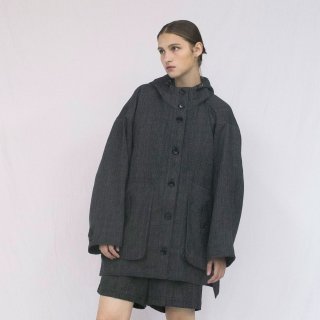VOAAOV<br>BISHU LINEN X POLYESTER BLENDED YARN MOUNTAIN PARKA<img class='new_mark_img2' src='https://img.shop-pro.jp/img/new/icons2.gif' style='border:none;display:inline;margin:0px;padding:0px;width:auto;' />