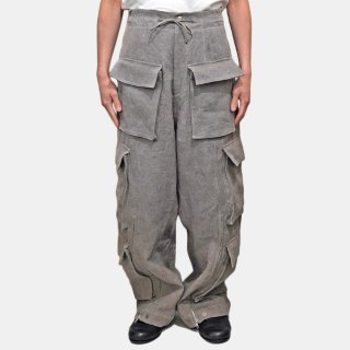 HED MAYNER ヘドメイナー 21SS BELTED PANTS リネン ヘドメイナー