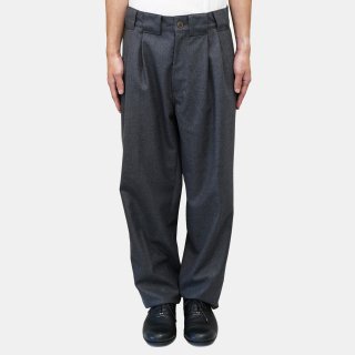 E.TAUTZ<br>PLEATED CHORE TROUSERS (METAL)