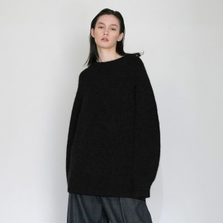 VOAAOV<br>MOHAIR SWEATER Crew Neck Knit