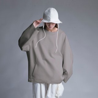 my beautiful landlet<br>DOUBLE KNIT CREW NECK PULLOVER