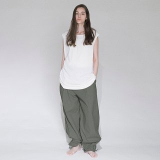 VOAAOV<br>Organic Cotton × Recycle Polyester Twill Wide Pants