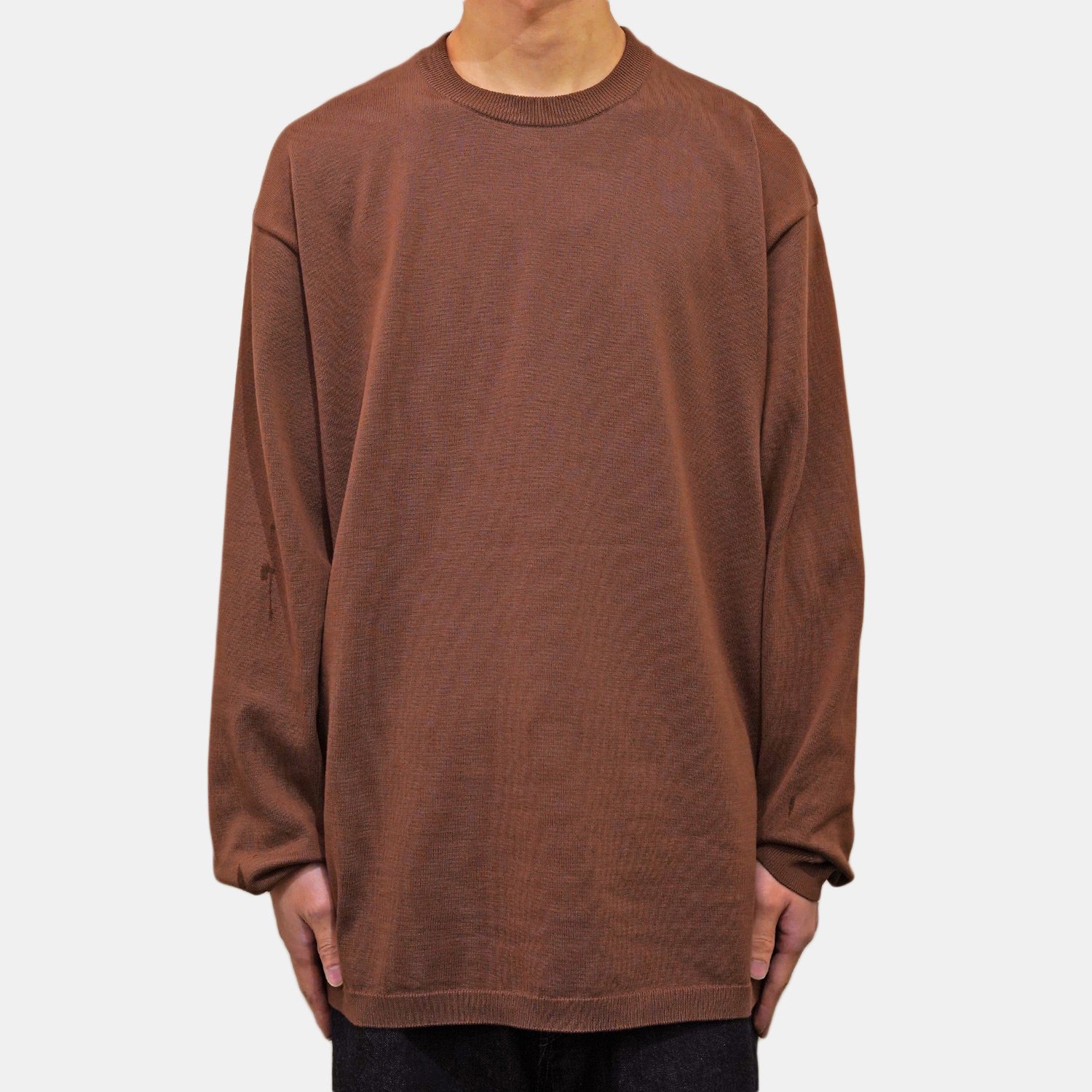 安い直販 ATON : NATURAL DYE SLOW WOOL SWEATER - トップス