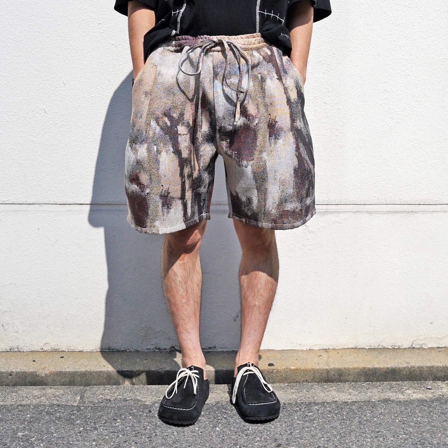 shinya kozuka short slacks ショートパンツ ワイド-