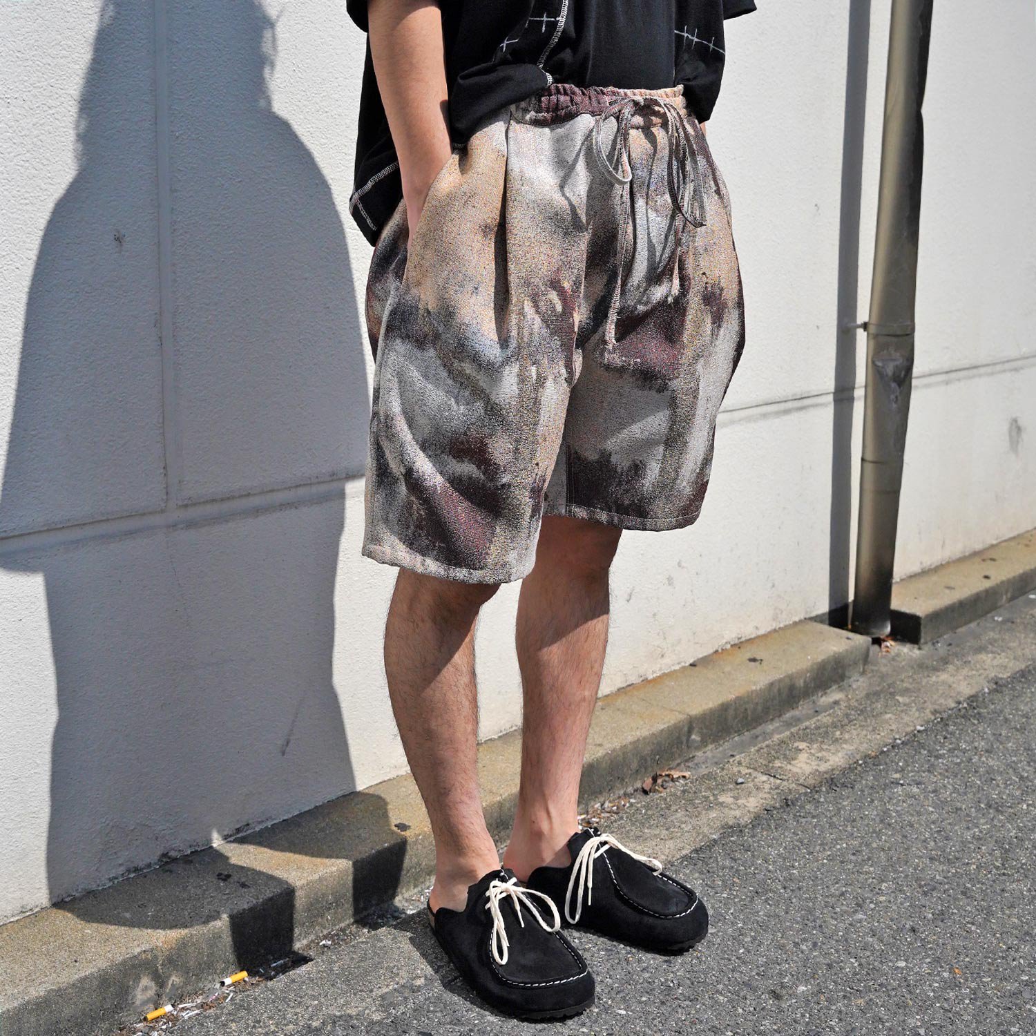 shinya kozuka short slacks ショートパンツ ワイド-