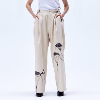 MAREUNROL'S<br>Embroidered light trousers