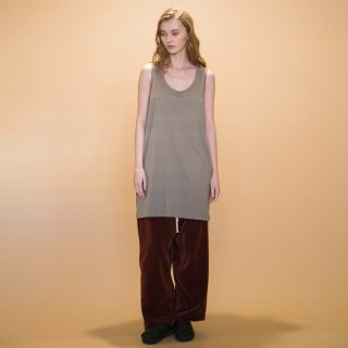 my beautiful landlet<br>VELVET USED FINISH EASY WIDE PANTS