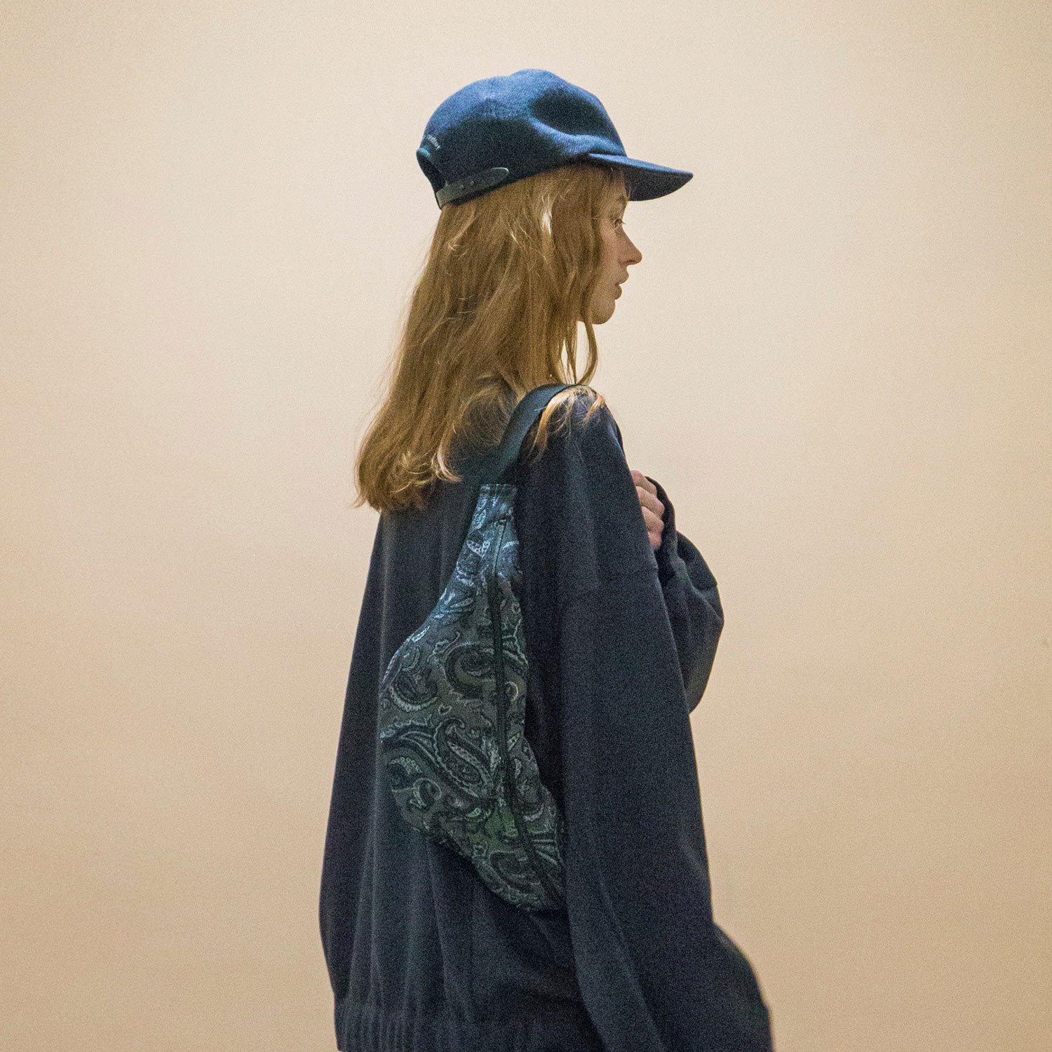 my beautiful landlet】 PAISLEY PATTERN JACQUARD CAP-