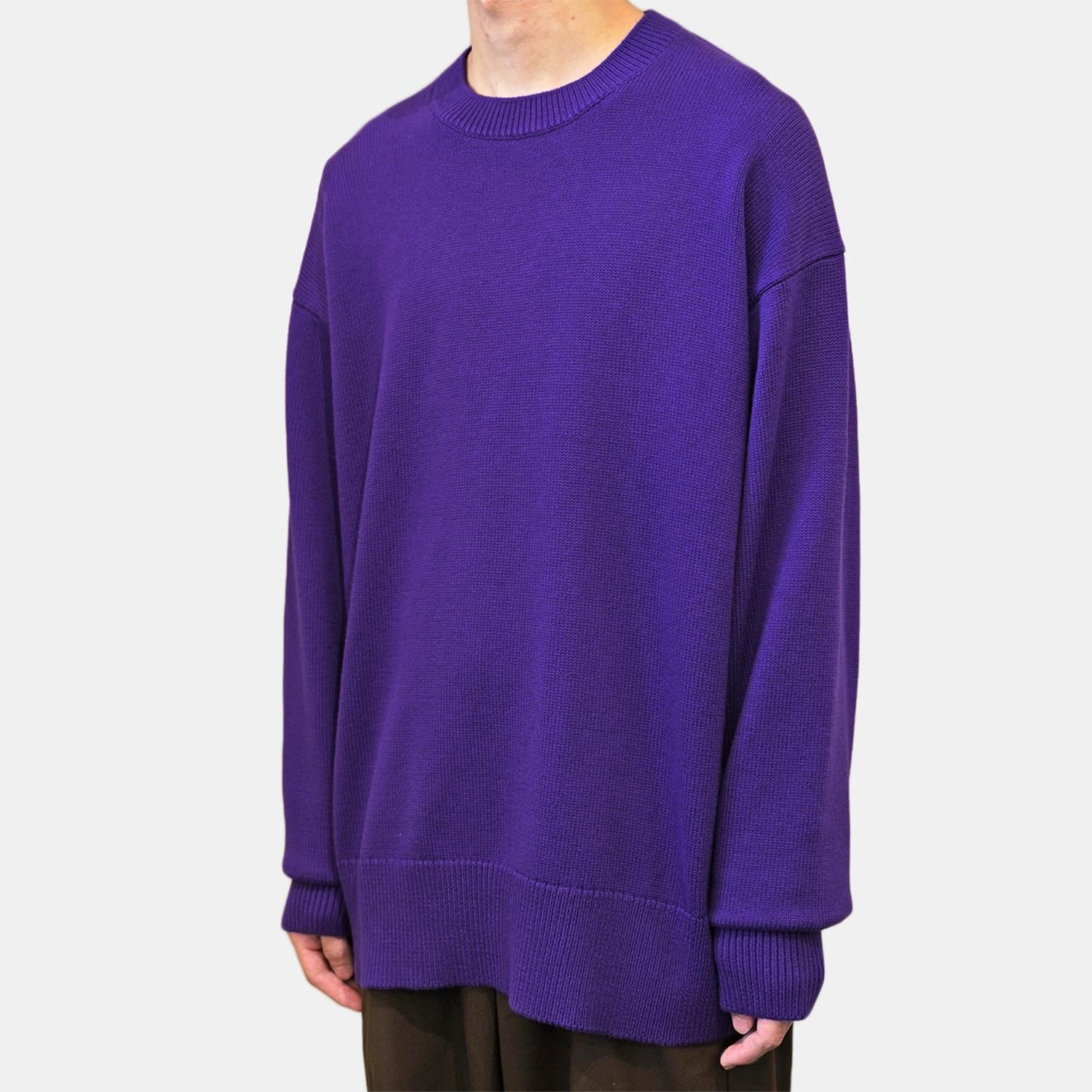 STUDIO NICHOLSON 5GG OPEN BACK クルーネック STUDIO NICHOLSON 5GG OPEN BACK クルーネック