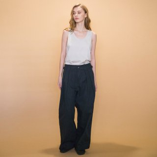my beautiful landlet<br>MILITARY CLOTH TUCK WIDE PANTS
