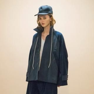 my beautiful landlet<br>NYLON  SUEDE RAGLAN BLOUSON