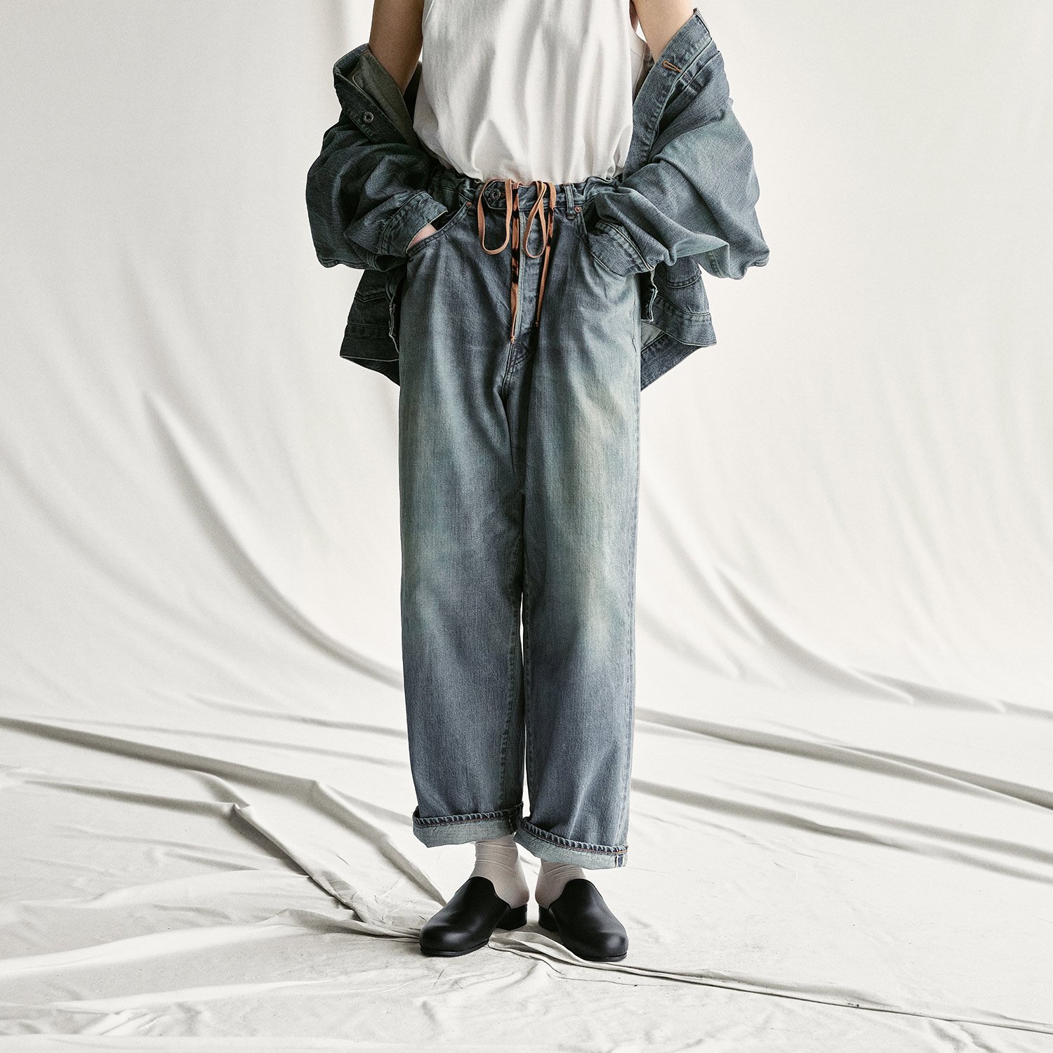 YOKO SAKAMOTO】DENIM 5POCKET PANTS-