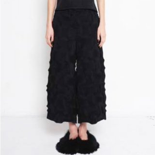 MELITTA BAUMEISTER<br>CROPPED WAFFLE PANTS