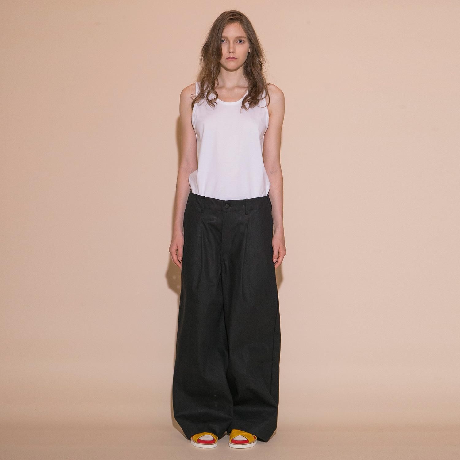 my beautiful landletの別注ワイドパンツ my beautiful landlet - Wallace & Murron Online Shop
