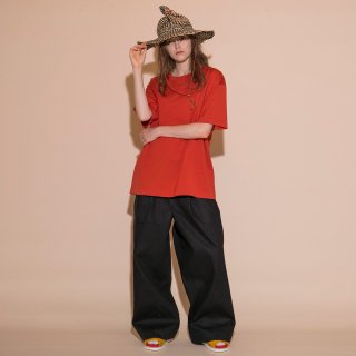 my beautiful landlet<br>RIGID DENIM TUCK WIDE PANTS