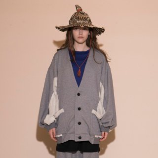 my beautiful landlet<br>HEAVY FRENCH TERRY BIG CARDIGAN