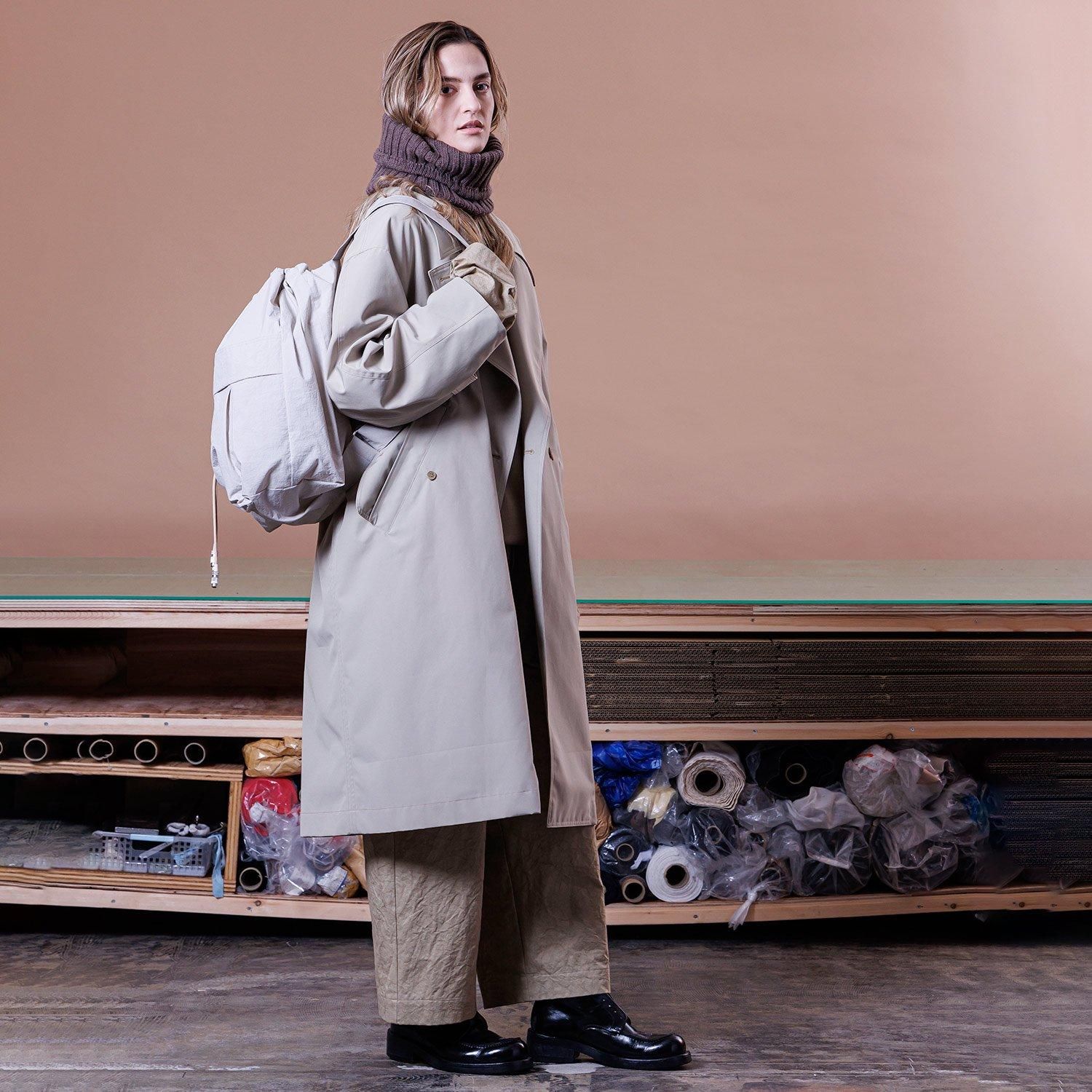 ジャケット・アウター VOAAOV supima cotton polyester long coat VOAAOV ジャケット テーラードジャケット 「VOAAOV」UNCHANGED
