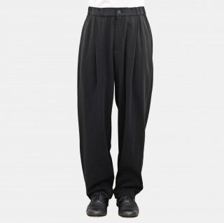 ATON<br>COTTON VOILE SATIN WIDE EASY PANTS