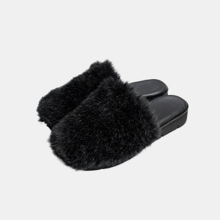 my beautiful landlet<br>Special Edition<br>̡Fake Fur Sandals / black