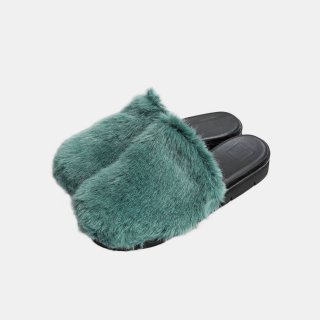 my beautiful landlet<br>Special Edition<br>̡Fake Fur Sandals / green