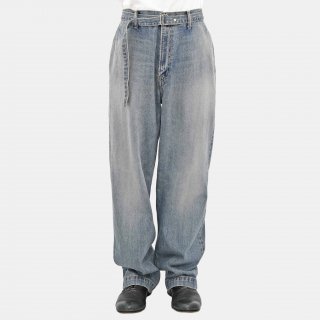 YOKO SAKAMOTO<br>DENIM WIDE TROUSERS