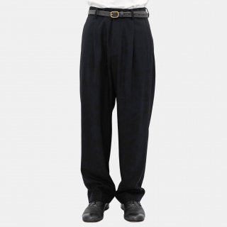 ATON<br>MERINO COLLEGE FLANNEL WIDE PANTS