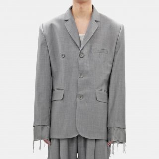 HIGHLIGHT STUDIO<br>VIRGIN WOOL SINGLE BREASTED BLAZER