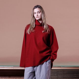 VOAAOV<br>COMPRESSED WOOL Hi-Neck Pullover