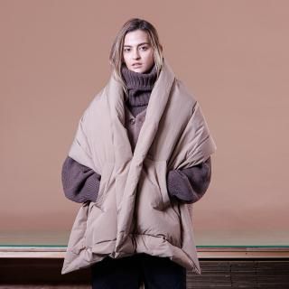 VOAAOV S100 WOOL BEAVER DOUBLE LONG COAT
