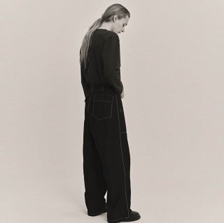 LQUARTET<br>bishu wool wide ceremony mc trousers