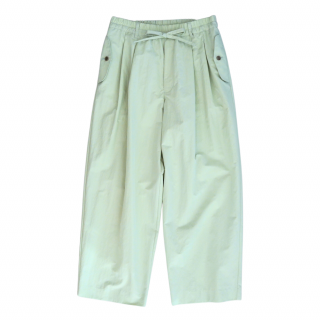 VOAAOV<br>SUPIMA COTTON x NYLON TYPEWRITER Easy Wide Pants