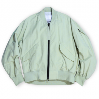 VOAAOV<br>SUPIMA COTTON x NYLON TYPEWRITER MA-1 Blouson