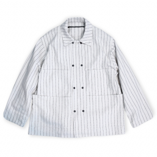 my beautiful landlet<br>DOBBYSTRIPE / HERRINGBONE COVERALL JACKET