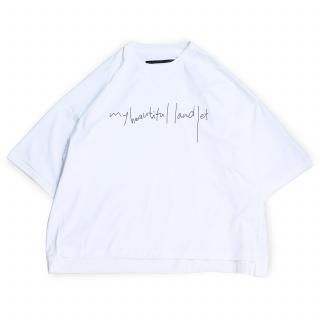 my beautiful landlet<br>MERCERIZATION JERSEY LOGO BIG T-SHIRT