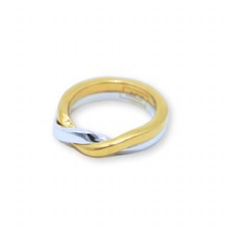 ACE BY MORIZANE<br>acegimmel ring k18 gold plated