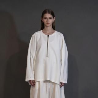 my beautiful landlet<br>PONTE KNIT HALF ZIP PULLOVER