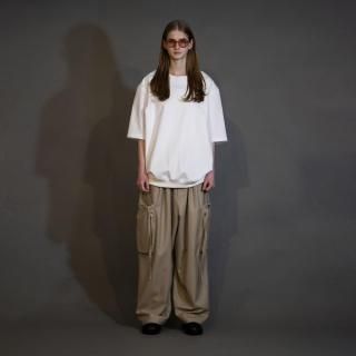 my beautiful landlet<br>MACHINE WASHADLE WOOL BIG POCKET PANTS