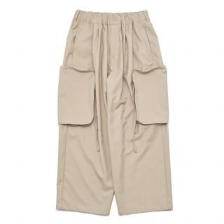 my beautiful landlet<br>MACHINE WASHABLE WOOL BIG POCKET PANTS