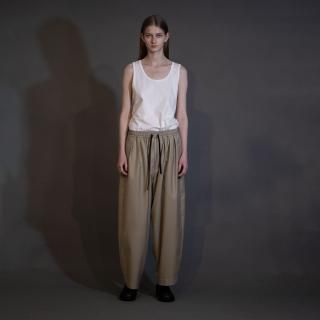 my beautiful landlet<br>MACHINE WASHADLE WOOL WIDE EASY PANTS