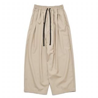 my beautiful landlet<br>MACHINE WASHABLE WOOL WIDE EASY PANTS