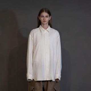 my beautiful landlet<br>COTTON  CASHMERE OVERSIZE SHIRT