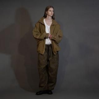 my beautiful landlet<br>JACQUARD WIDE EASY PANTS