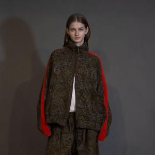my beautiful landlet<br>JACQUARD TRACK JACKET
