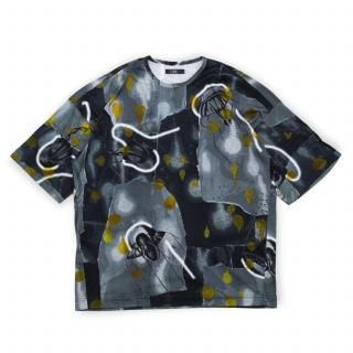RONRON ♥ LACE ROUND HEART NECK LONG SLEEVE/追跡付 80/ HARD TWISTED LONG SLEEVE T(S Black): Vintage 1.2｜THE