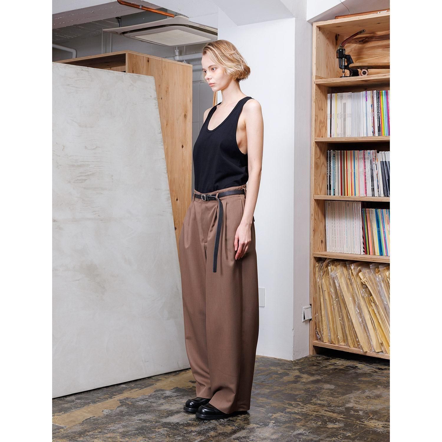 voaaov ラップパンツ VOAAOV（ヴォアーブ）の「VOAAOV ラップテーパードパンツ black